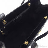 Salvatore Ferragamo handbag with Vara hardware in black. Women's