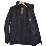 Prada Sport, Black, Size 44, Stand Collar Nylon Padded Jacket, Nylon/Polyester, 44, Black