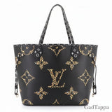 Louis Vuitton Neverfull MM Monogram Jungle Tote Bag Noir - Vintage