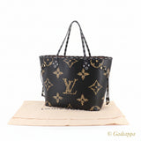 Louis Vuitton Neverfull MM Monogram Jungle Tote Bag Noir - Vintage