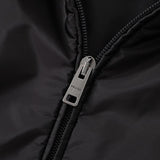 Prada, Black, Men's Re-Nylon Half-Zip Pullover Jacket, Recycled Polyamide, Black
