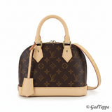 Louis Vuitton Monogram Alma BB 2-way hand/shoulder bag, brown, M46990 - Pre-owned