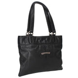 Chrome Hearts, Black/Silver, Cross Patch Label Leather Tote Bag, Leather, Black/Silver