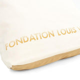 Fondation Louis Vuitton tote bag 2000000020358 Canvas Zipper Bag for women, white - Pre-owned