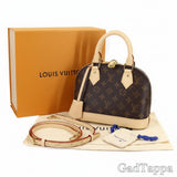 Louis Vuitton Monogram Alma BB 2-way hand/shoulder bag, brown, M46990 - Pre-owned