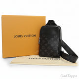 LOUIS VUITTON M30741 Outdoor Taigarama Monogram Eclipse Black Shoulder Sling Body Bag Leather -  Pre-woned