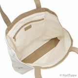 Fondation Louis Vuitton tote bag 2000000020358 Canvas Zipper Bag for women, white - Pre-owned
