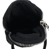 Chrome Hearts, Black/Silver, BAG WRISTHIM BACK PACK Nylon Leather Wrist Backpack Bracelet, Sterling Silver, Black/Silver