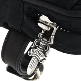 Chrome Hearts, Black/Silver, BAG WRISTHIM BACK PACK Nylon Leather Wrist Backpack Bracelet, Sterling Silver, Black/Silver