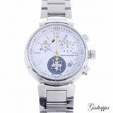 LOUIS VUITTON Tambour Chronograph Lovely Cup MM Blanche Q132C3 Women's Watch