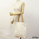 Fondation Louis Vuitton tote bag 2000000020358 Canvas Zipper Bag for women, white - Pre-owned