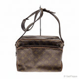 LOUIS VUITTON Shoulder bag / Leather / Brown / All-over pattern / Nile - Pre-Owned