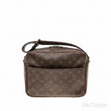 LOUIS VUITTON Shoulder bag / Leather / Brown / All-over pattern / Nile - Pre-Owned