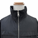 Prada, Black, Size 56, K-WAY SEMIFODERATO Triangle Logo Blouson Jacket, Nylon, 56, Black