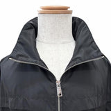 Prada, Black, Size 56, K-WAY SEMIFODERATO Triangle Logo Blouson Jacket, Nylon, 56, Black