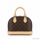 Louis Vuitton Monogram Alma BB 2-way hand/shoulder bag, brown, M46990 - Pre-owned
