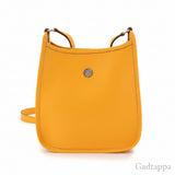 Hermes Vespa TPM Shoulder Bag, Epsom Leather, Jaune Color, Silver Hardware  Pre-owned