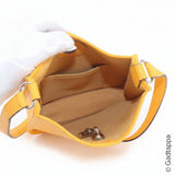 Hermes Vespa TPM Shoulder Bag, Epsom Leather, Jaune Color, Silver Hardware  Pre-owned