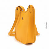 Hermes Vespa TPM Shoulder Bag, Epsom Leather, Jaune Color, Silver Hardware  Pre-owned
