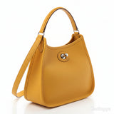Hermes Vespa TPM Shoulder Bag, Epsom Leather, Jaune Color, Silver Hardware  Pre-owned