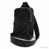 LOUIS VUITTON M30741 Outdoor Taigarama Monogram Eclipse Black Shoulder Sling Body Bag Leather -  Pre-woned