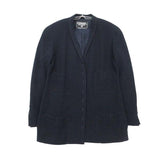 Chanel, Navy, Women's Vintage Shawl Collar Tailored Jacket, Navy