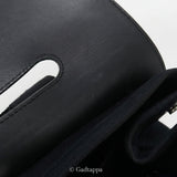 HERMES Valparaiso PM tote bag for women, black. Pre-owned