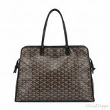 Excellent condition GOYARD Ardi PM black/brown PVC/leather tote bag/shoulder bag for women 601585 - Pre-Owned