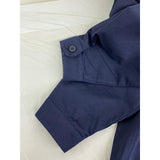 Prada, Navy, Size L, Cotton Twill Harrington Jacket, Cotton, L, Navy