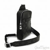 LOUIS VUITTON M30741 Outdoor Taigarama Monogram Eclipse Black Shoulder Sling Body Bag Leather -  Pre-woned