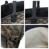 Excellent condition GOYARD Ardi PM black/brown PVC/leather tote bag/shoulder bag for women 601585 - Pre-Owned