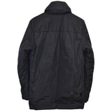 Prada Sport, Black, Size 44, Stand Collar Nylon Padded Jacket, Nylon/Polyester, 44, Black