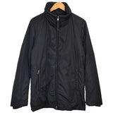 Prada Sport, Black, Size 44, Stand Collar Nylon Padded Jacket, Nylon/Polyester, 44, Black