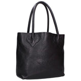 Chrome Hearts, Black/Silver, FS TOTE Cross Patch Leather Tote Bag, Leather, Black/Silver