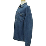 Prada, Light Blue/Black, Size XS, Oversized Padded Denim Jacket, Cotton Denim, XS, Light Blue/Black