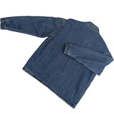 Prada, Light Blue/Black, Size XS, Oversized Padded Denim Jacket, Cotton Denim, XS, Light Blue/Black