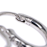 Chrome Hearts Jewelry, Silver, 12mm, HOOP TFL SML Hoop Earring, 18K White Gold, 12mm, Silver