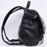 Chrome Hearts, Black, Size F, Old Large Filigree Cross Gunslinger Leather Backpack, Leather, F, Black