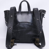 Chrome Hearts, Black, Size F, Old Large Filigree Cross Gunslinger Leather Backpack, Leather, F, Black