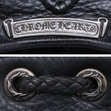 Chrome Hearts, Black, Size F, Old Large Filigree Cross Gunslinger Leather Backpack, Leather, F, Black