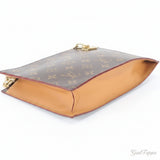Louis Vuitton Monogram Chain Clutch Bag M55646 Leather Handbag Second Pouch Women's WBM EE30-8 - Pre-Owned