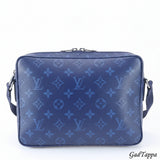 Louis Vuitton Monogram Messenger PM Pacific Canvas M43829 Leather Shoulder Bag Crossbody Men's WIM EE6-2 - Pre-owned