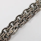 Chrome Hearts, Silver, 8 Inch, Chrome Hearts Jewelry Paper Chain Bracelet, SV925 Sterling Silver / 14K Gold, 21.6cm, Silver