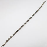 Chrome Hearts, Silver, 8 Inch, Chrome Hearts Jewelry Paper Chain Bracelet, SV925 Sterling Silver / 14K Gold, 21.6cm, Silver