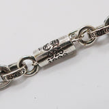 Chrome Hearts, Silver, 8 Inch, Chrome Hearts Jewelry Paper Chain Bracelet, SV925 Sterling Silver / 14K Gold, 21.6cm, Silver