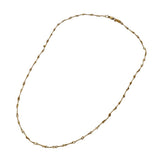 Chrome Hearts, Gold, 18.0 Inch, Chrome Hearts Jewelry T18 Twist Chain Necklace, 22K Gold, 46.5cm, Gold