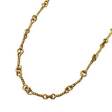 Chrome Hearts, Gold, 18.0 Inch, Chrome Hearts Jewelry T18 Twist Chain Necklace, 22K Gold, 46.5cm, Gold