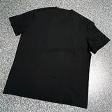 Prada, Black, Size L, Men's V-Neck Logo T-Shirt, Cotton/Nylon, L, Black