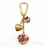 LOUIS VUITTON Porte Clés Leopard Heart Bag Charm M66263 - Pre-owned