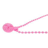 Chrome Hearts, Pink, 76.5cm, Chrome Hearts Jewelry Rubber CH Crossball Necklace, 11.90mm x 16.85mm, Pink